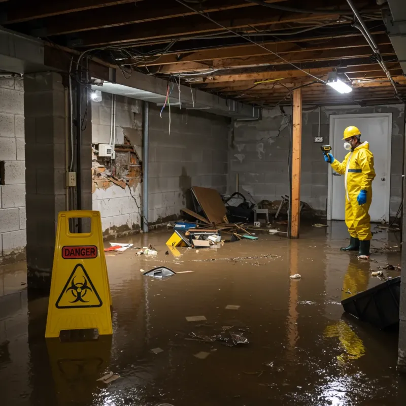 Flooded Basement Electrical Hazard in Aguilita, PR Property